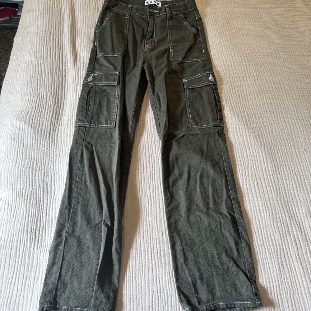 Green Cargo Pants
